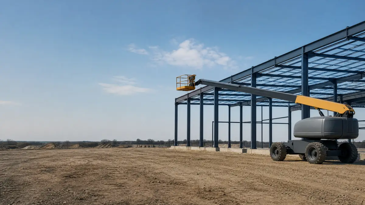 Rough Terrain Scissor Lifts jobsite access in Gainesville