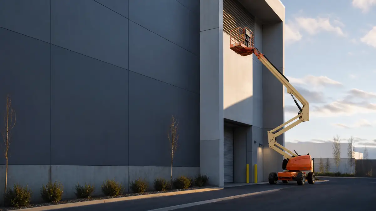 Articulating Boom Lifts jobsite access in Gainesville