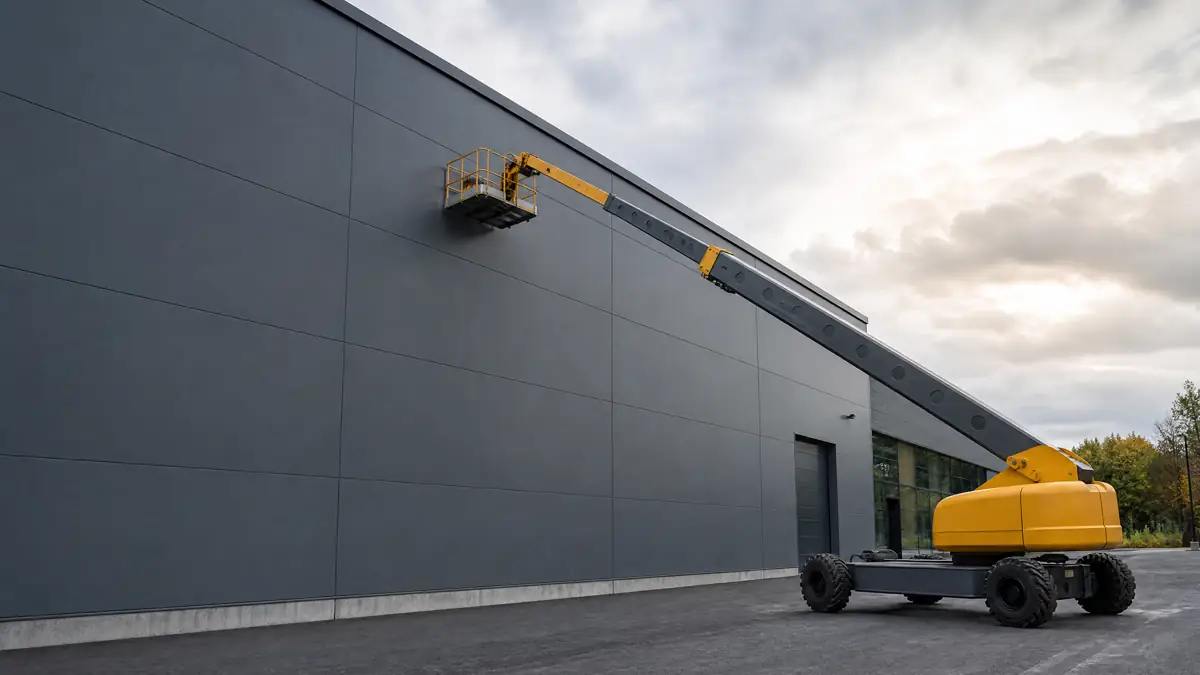 Telescopic Boom Lifts jobsite access in Gainesville